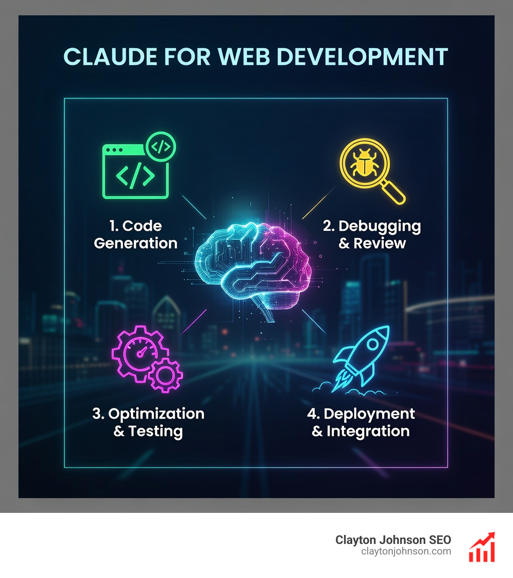 Claude for web development