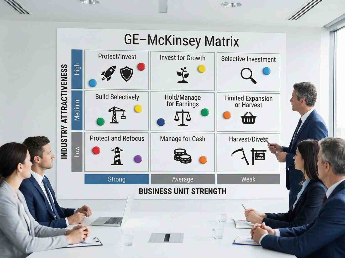 McKinsey matrix portfolio strategy