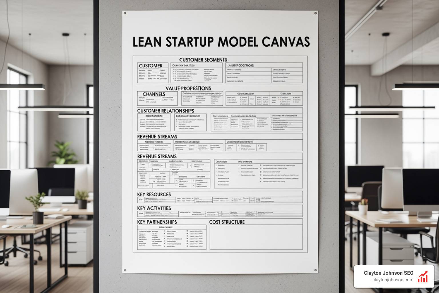 Lean startup model canvas