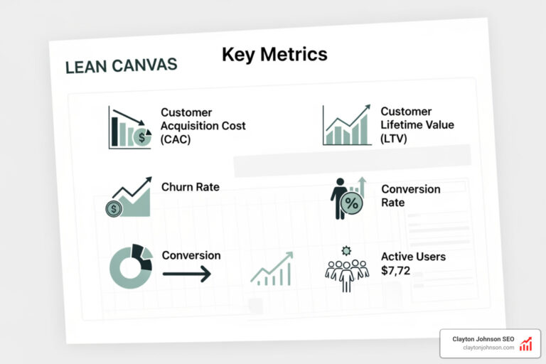 Lean Canvas key metrics