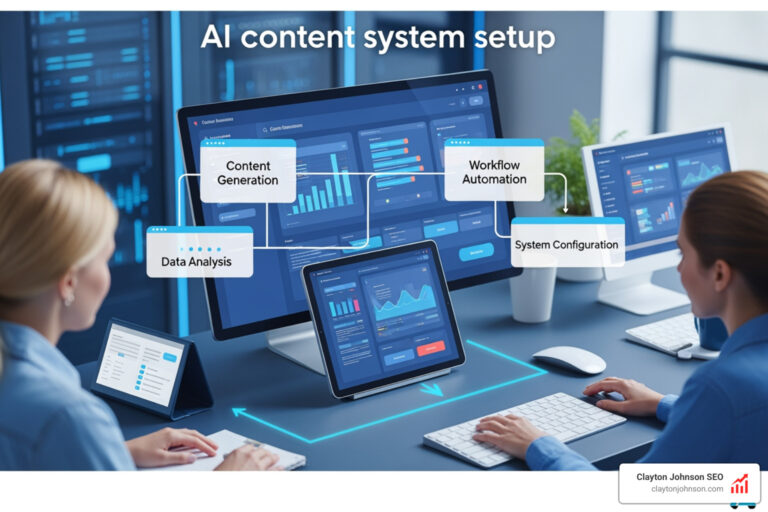 AI content system setup