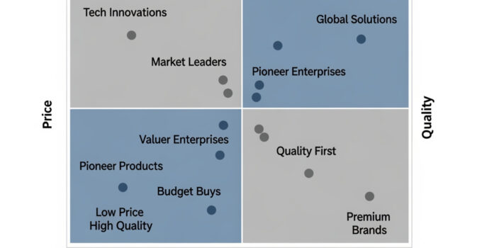 competitive positioning map