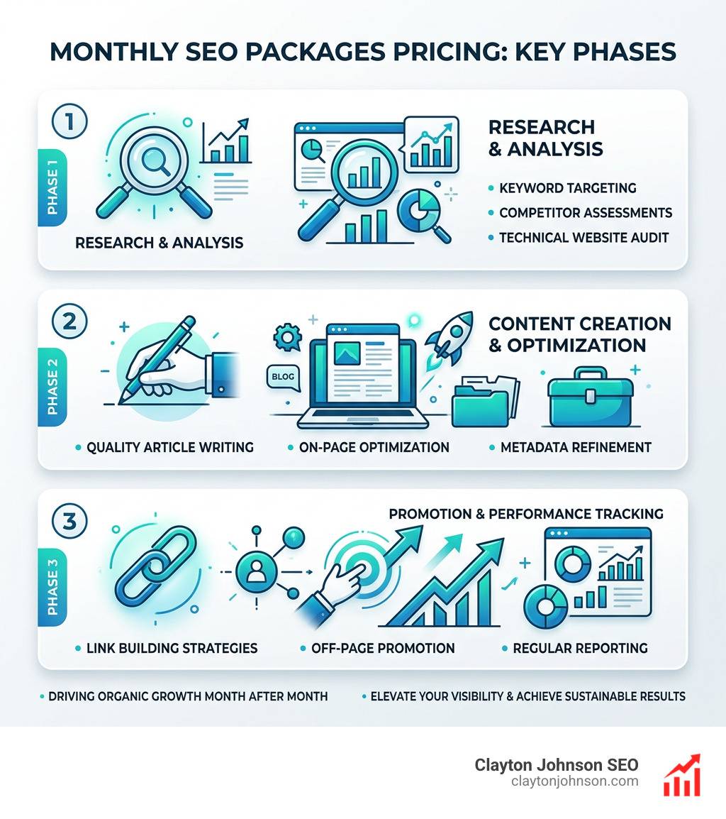 monthly seo packages pricing