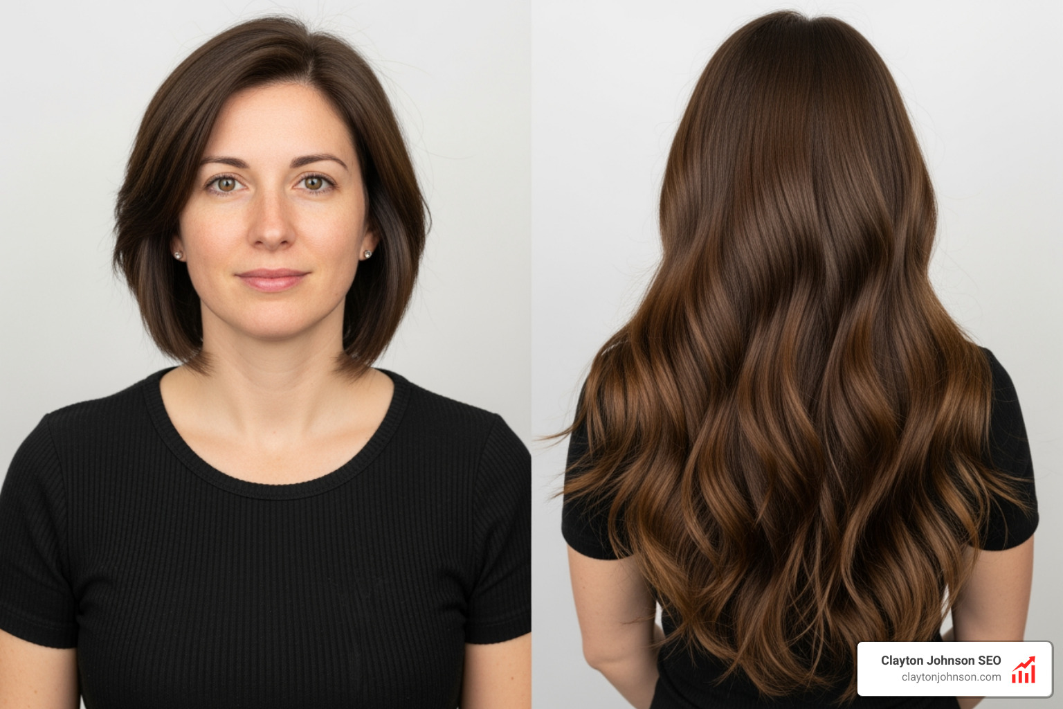 fusion hair extensions before and after