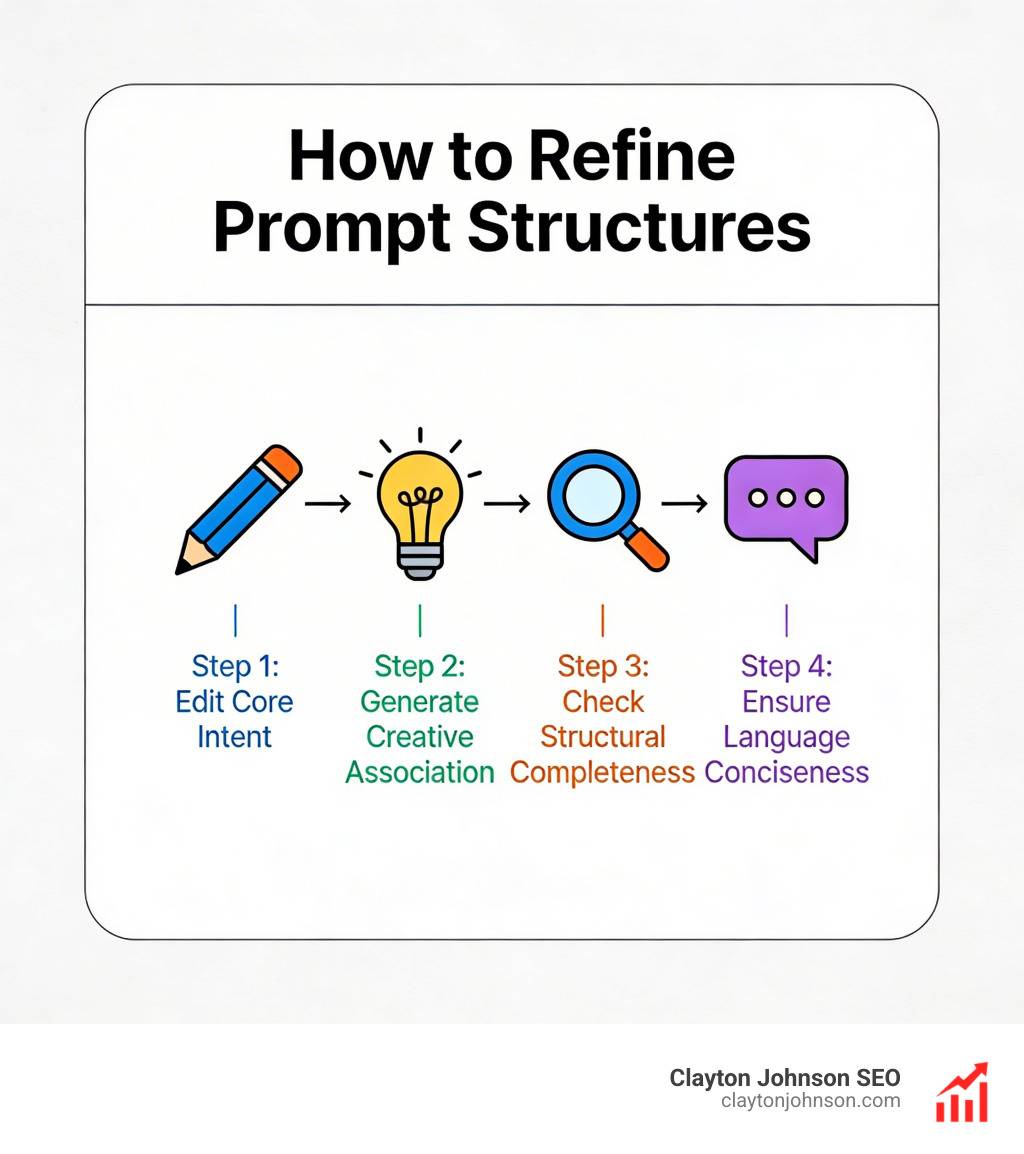 How to refine prompt structures