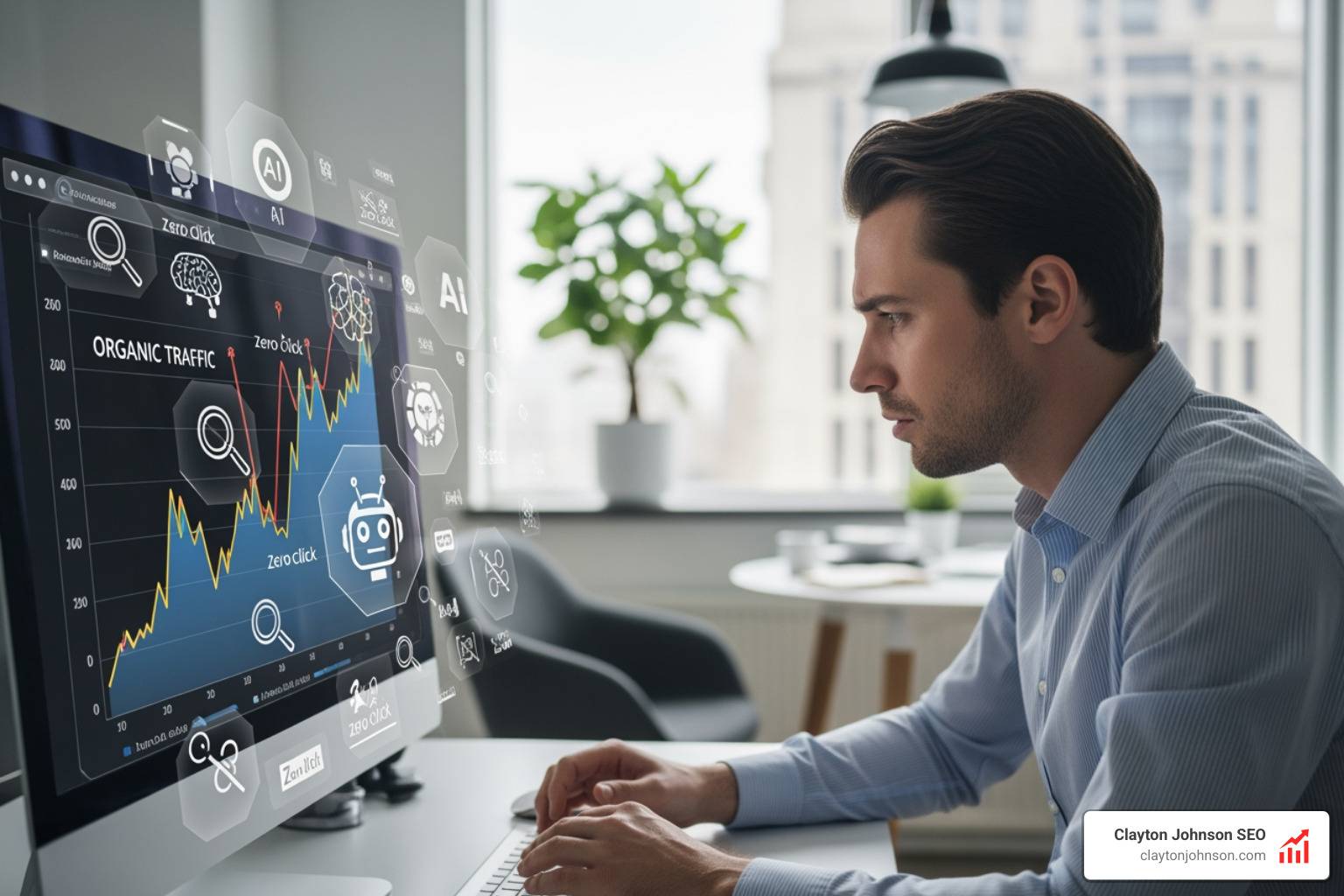 how ai affects organic traffic