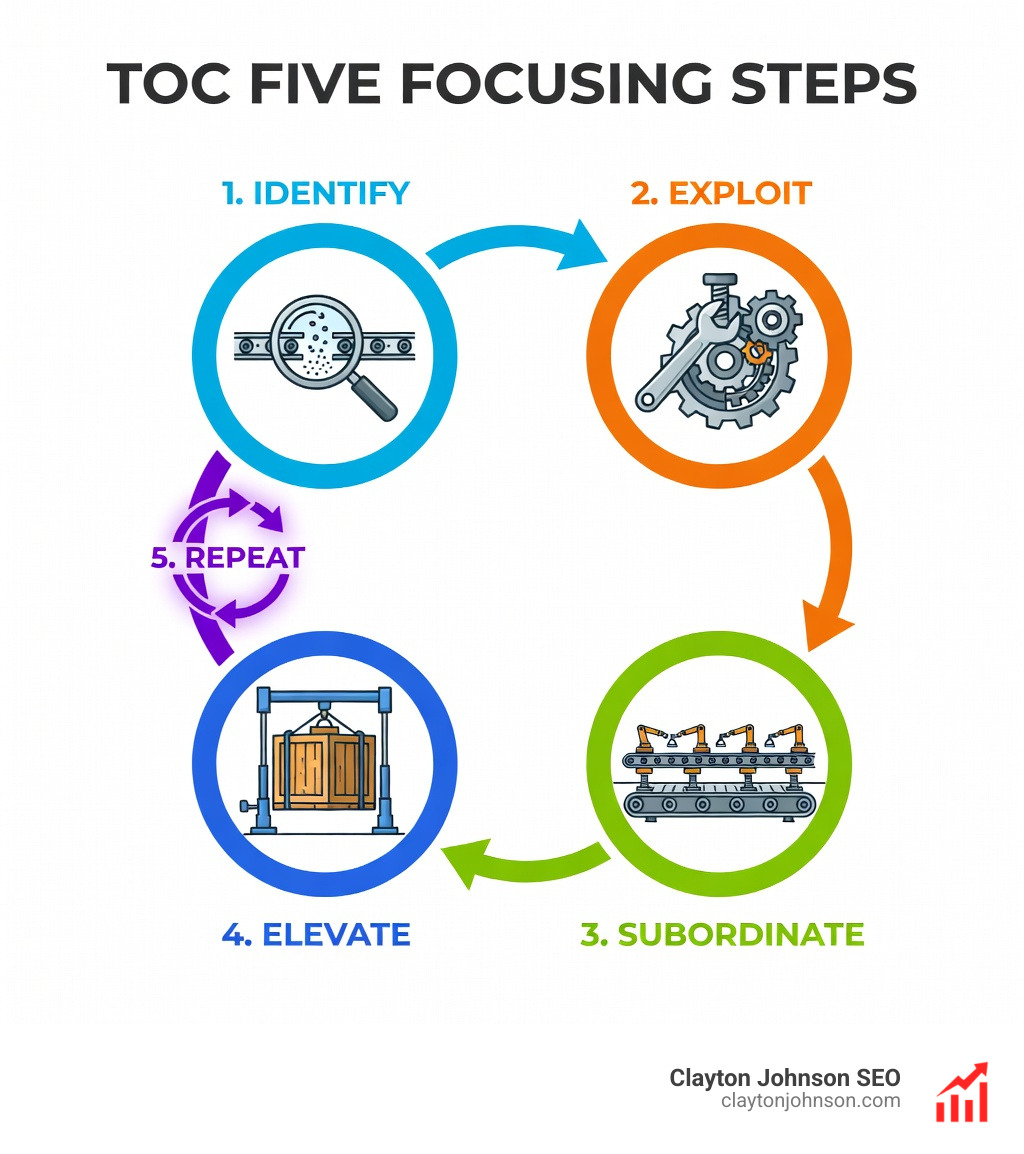 TOC five focusing steps