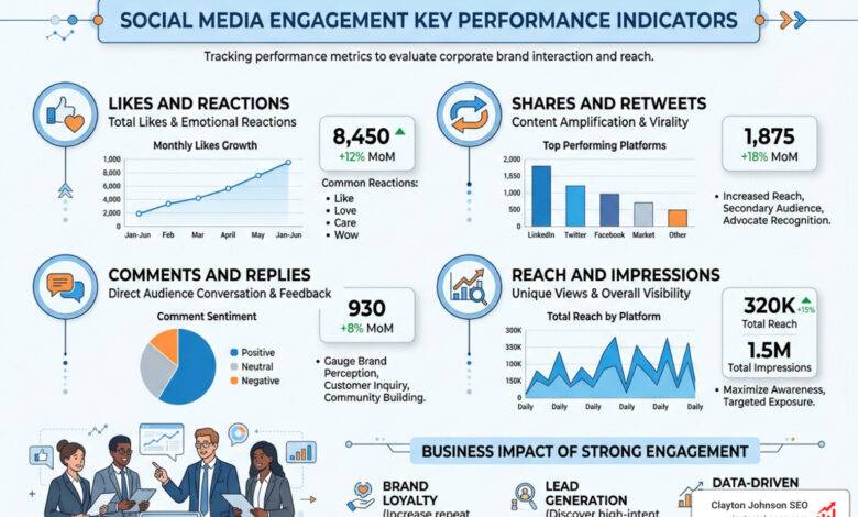 social media engagement kpis