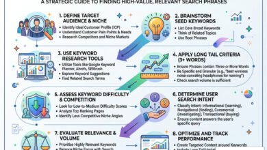 long tail keyword checklist