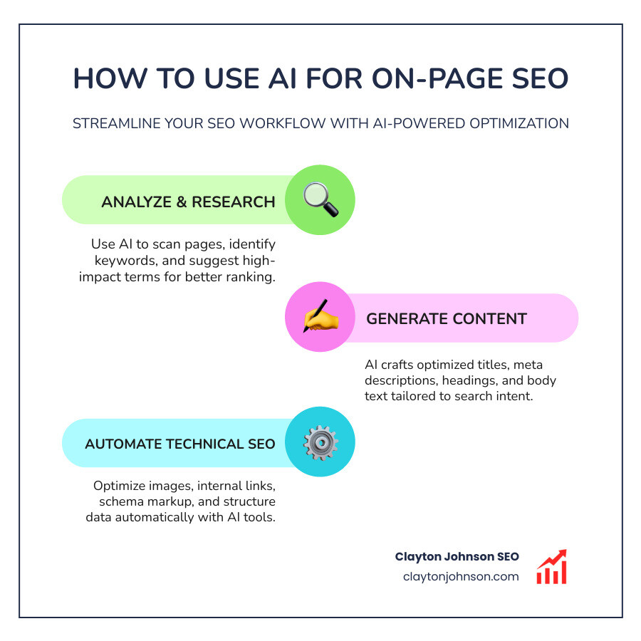 how to use ai for on-page seo
