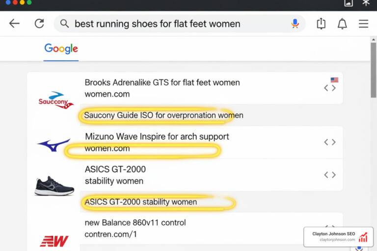 long tail seo example