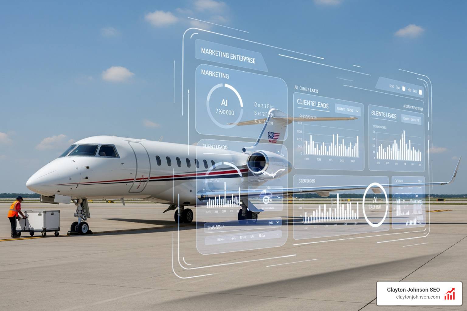ai marketing for private jet services companies