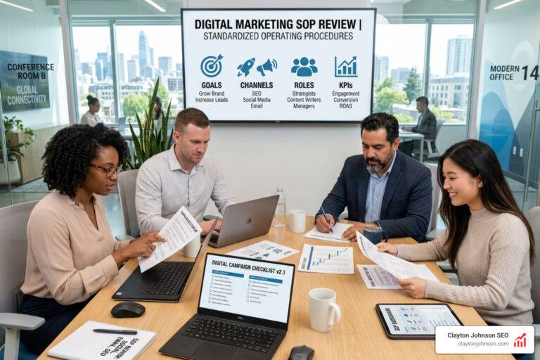 digital marketing sop templates