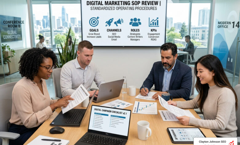 digital marketing sop templates