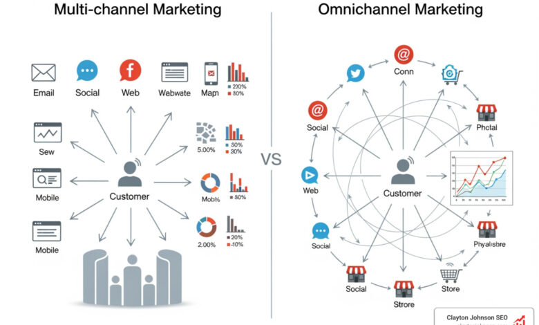 multi channel marketing vs omnichannel