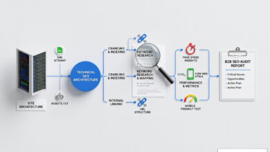 b2b seo audit framework