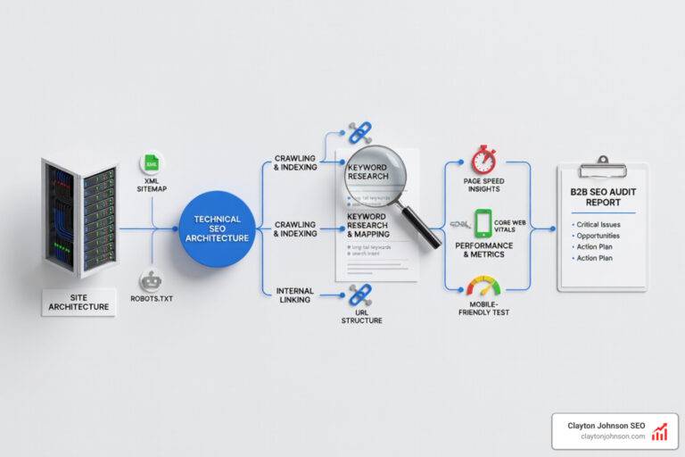 b2b seo audit framework