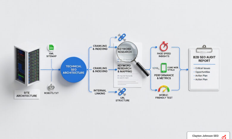 b2b seo audit framework