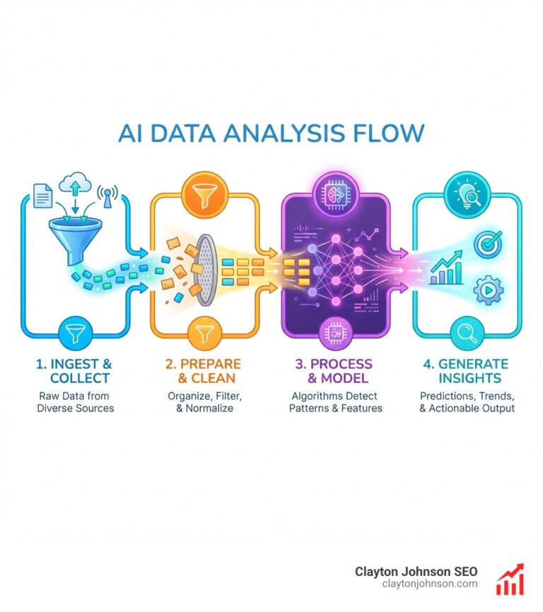 how AI analyzes data
