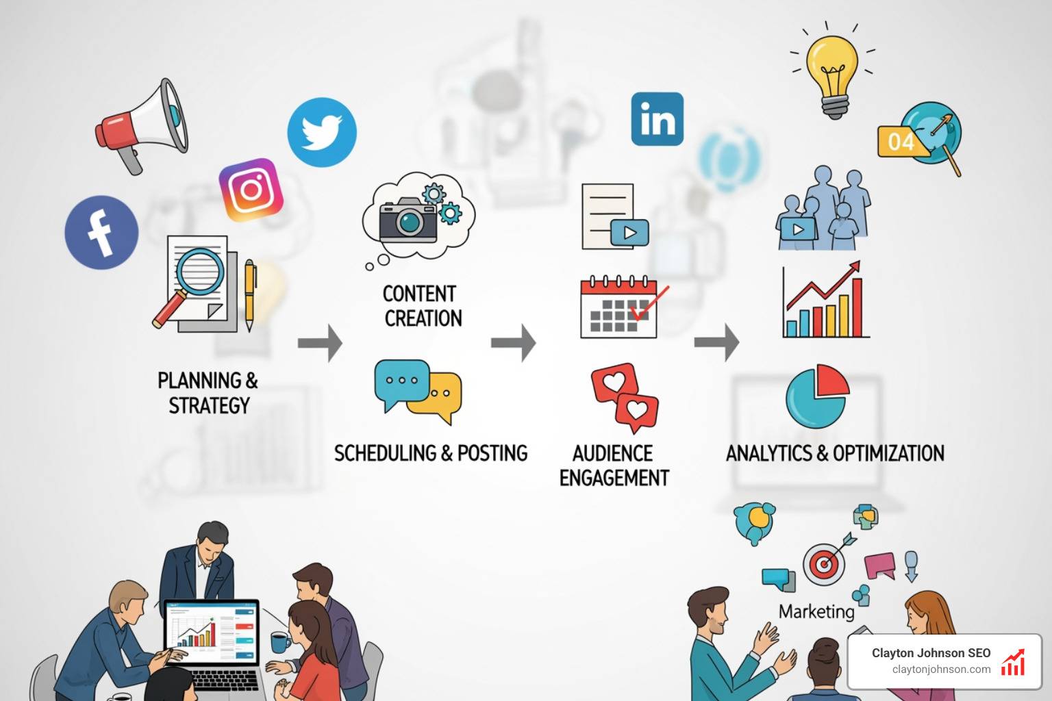 social media campaign steps