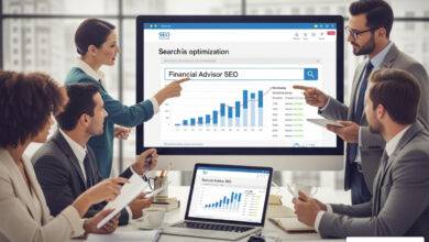 seo optimization financial advisors