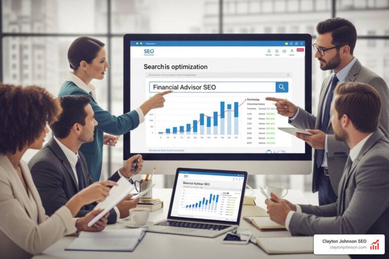 seo optimization financial advisors